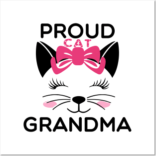 Proud Cat Grandma Posters and Art